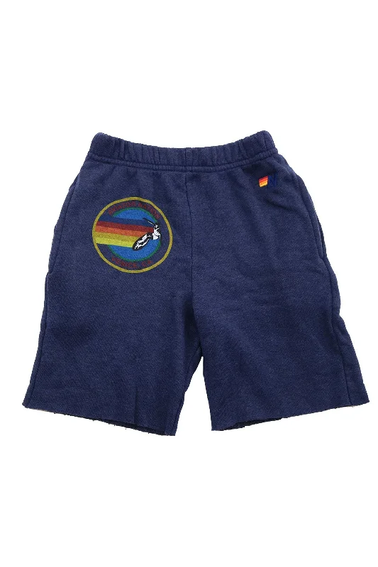 AVIATOR NATION KIDS SWEATSHORTS - NAVY