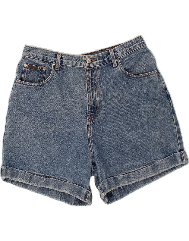 CALVIN KLEIN Girls Denim Shorts 15-16 Years W34 Blue Cotton