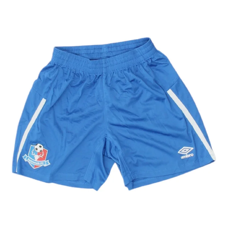 Dartmouth FC Kids Blue Umbro Shorts | Boys Girls Sportswear Football VTG