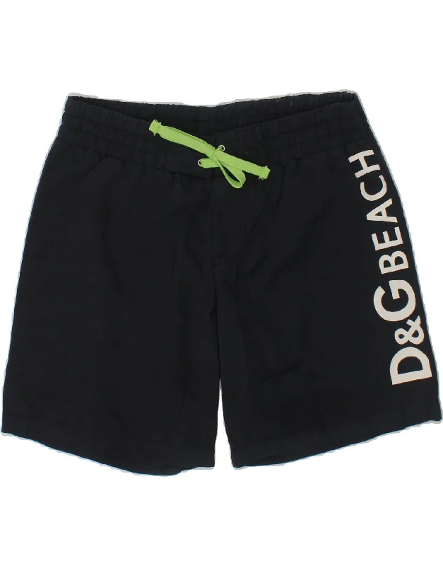 DOLCE & GABBANA Boys Graphic Swimming Shorts 5-6 Years  Navy Blue