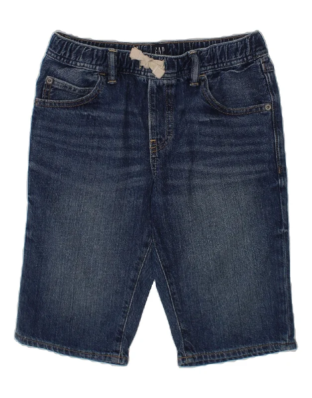 GAP Boys Denim Shorts 10-11 Years Large W26  Navy Blue Cotton