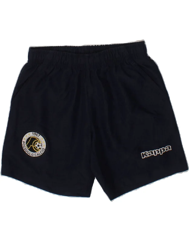 KAPPA Boys Sport Shorts 5-6 Years Navy Blue Polyester