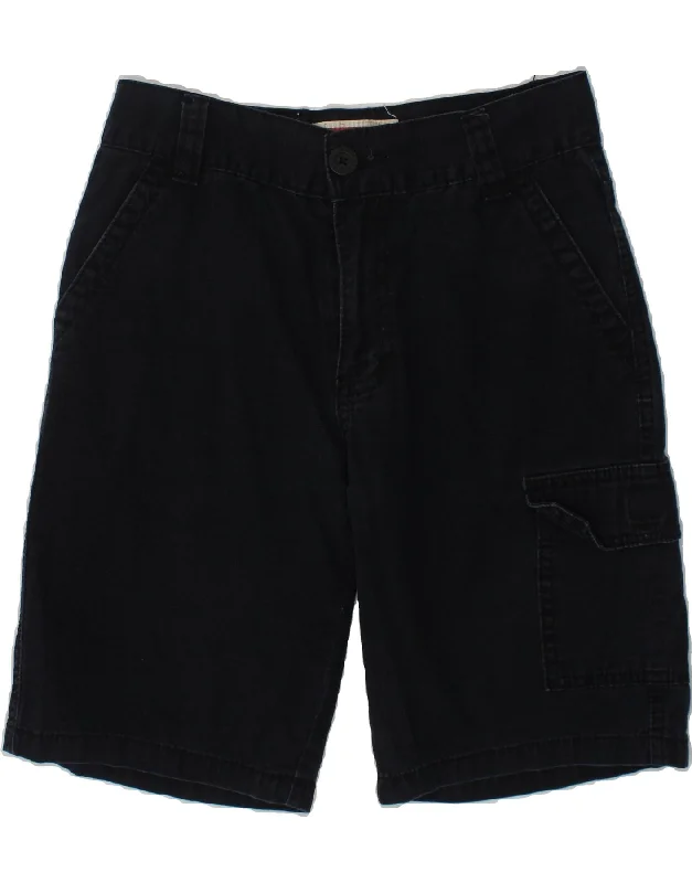 LEVI'S Boys Cargo Denim Shorts 9-10 Years W25  Navy Blue Cotton