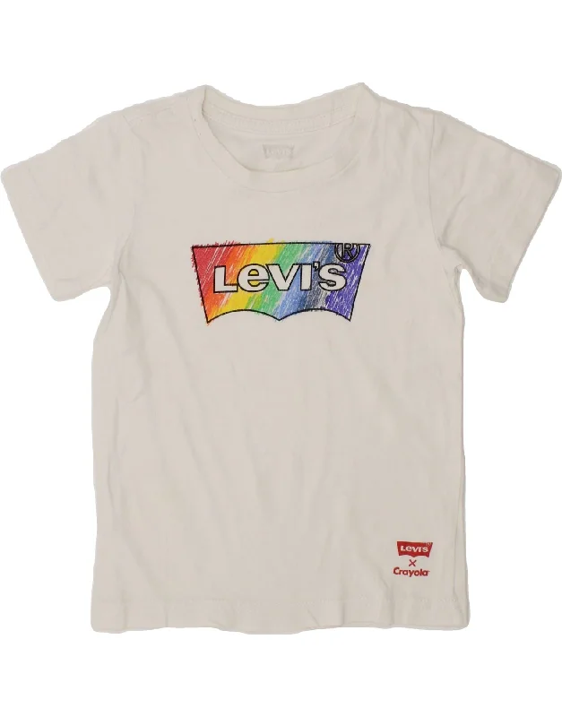 Men's Shirts for HuntingLEVI'S Boys Graphic T-Shirt Top 3-4 Years White