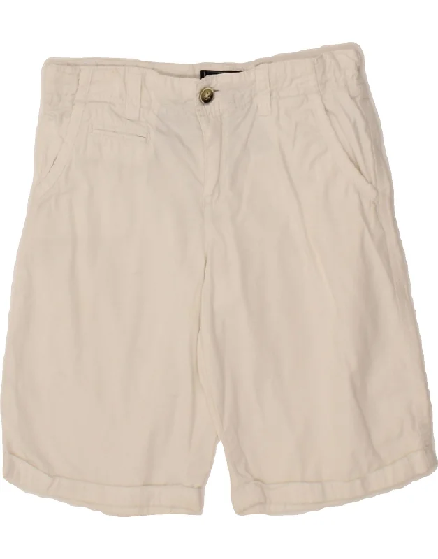 MASSIMO DUTTI Boys Chino Shorts 11-12 Years W26  White