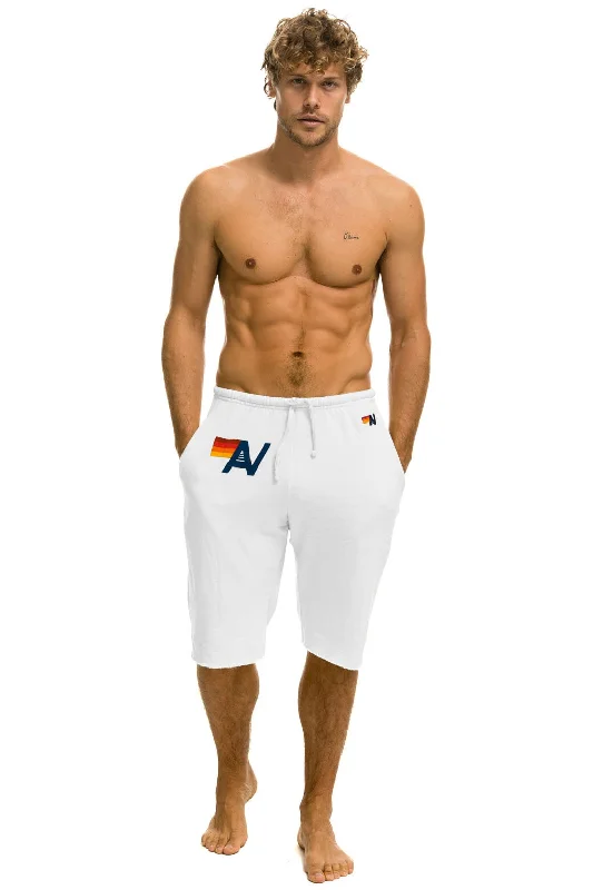 MEN'S LOGO SWEATSHORTS - WHITE