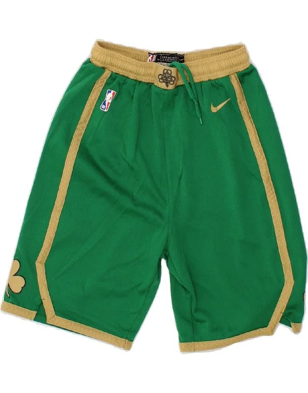 NIKE Boys Boston Celtics Sport Shorts 12-13 Years Large Green