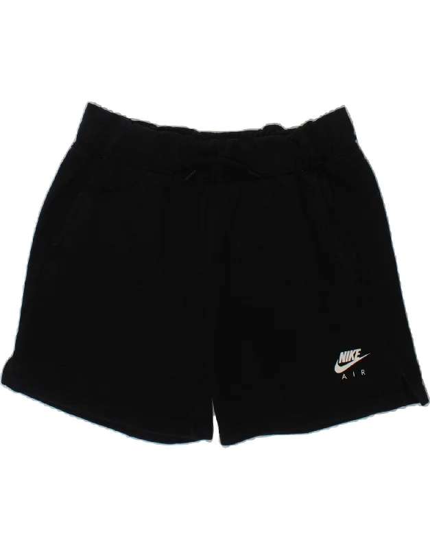 NIKE Boys Sport Shorts 13-14 Years XL Black Cotton