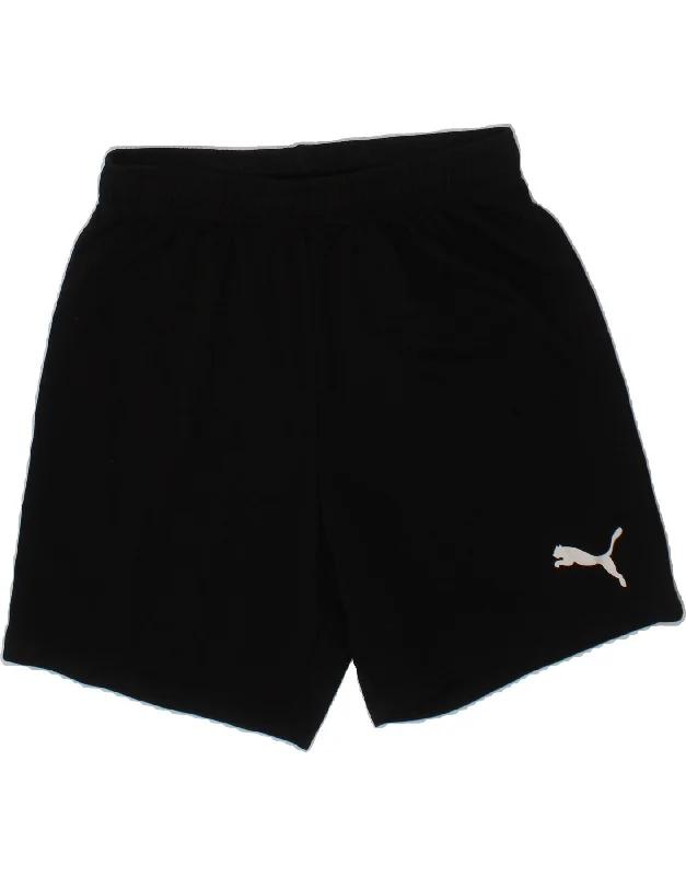 PUMA Boys Sport Shorts 13-14 Years  Black Polyester