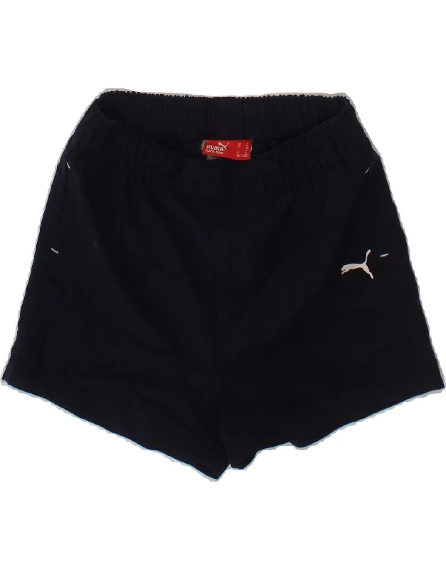 PUMA Boys Sport Shorts 2-3 Years Navy Blue Polyester