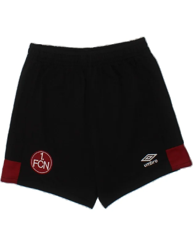 UMBRO Boys 1. FC Nurnberg Graphic Sport Shorts 6-7 Years  Black Polyester