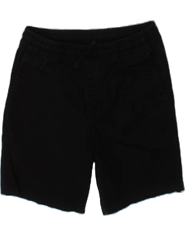 VANS Boys Chino Shorts 11-12 Years Medium W26 Black Cotton