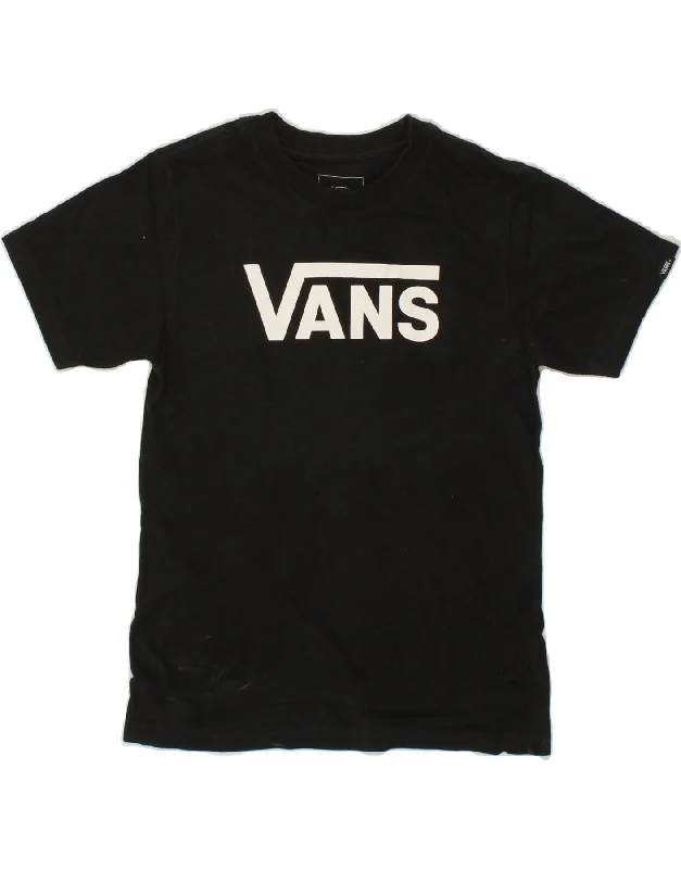 Men's Shirts with Mandarin CollarsVANS Boys Graphic T-Shirt Top 5-6 Years Large  Black Cotton